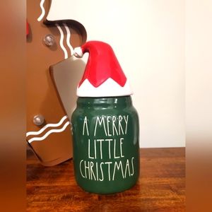 Rae dunn a merry little christmas baby canister